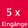 5 Eingänge                                        