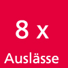 8 Auslässe                                        