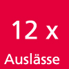 12 Auslässe                                       