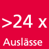 > 24 Auslässe                                     